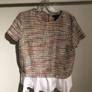 Halogen top with zipper back